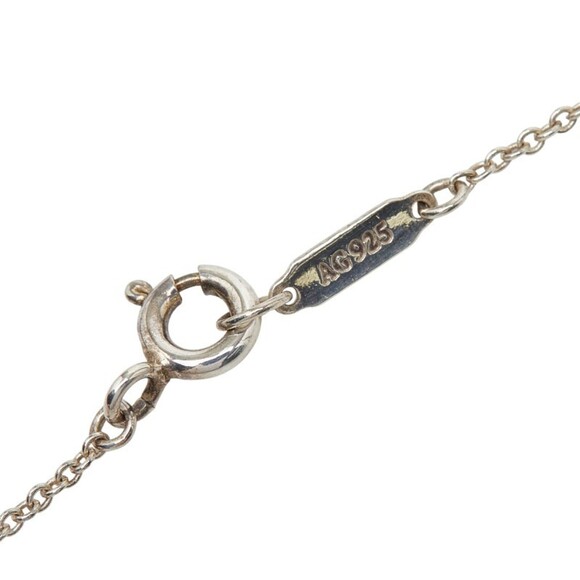 Tiffany & Co. SV925 Silver Sentimental Heart Necklace for Women. TIFFANY